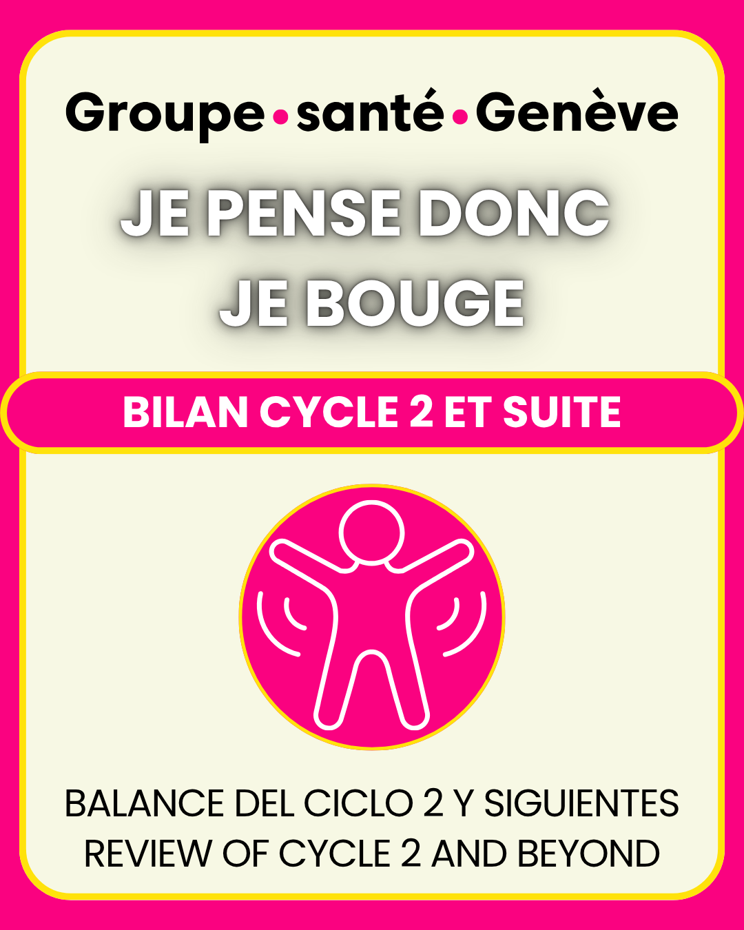 Je pense donc je bouge – Bilan cycle 2 et suite