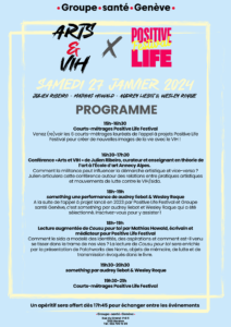 Arts & VIH - un événement du Groupe santé Genève et du Positive Life Festival