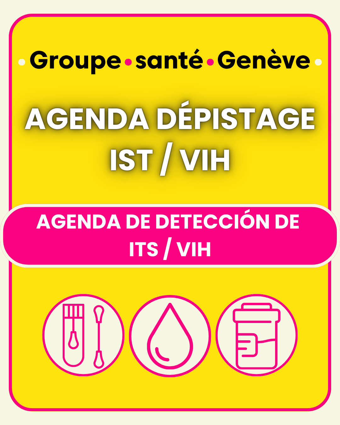 Agenda dépistage octobre