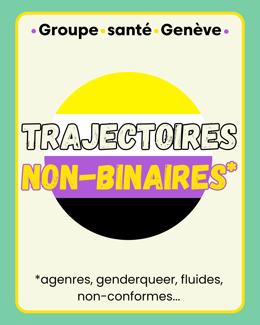 Trajectoires non-binaires