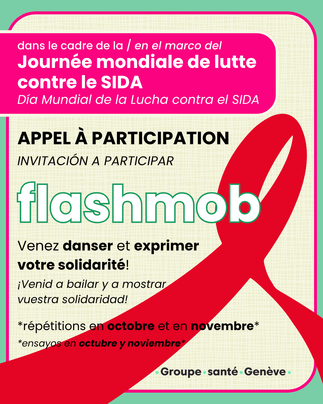 Flashmob 1er décembre – répétitions