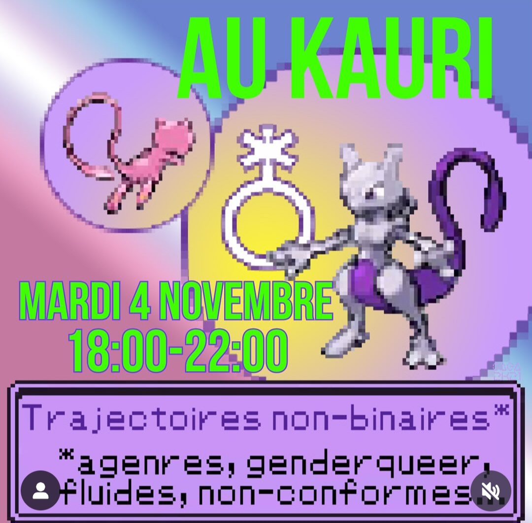 Trajectoires non-binaires